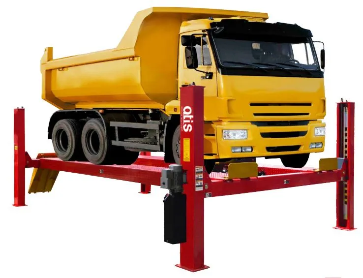 Электрогидравлический подъемник A4140H Подъемник четырехстоечный, 13.5 т., для слесарных работ с грузовым авто, удлиненный