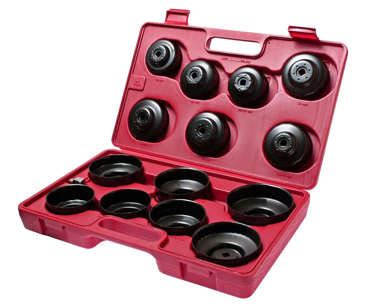 Съемник фильтров масляных 14 предметов чашка в кейсе JTC купить
