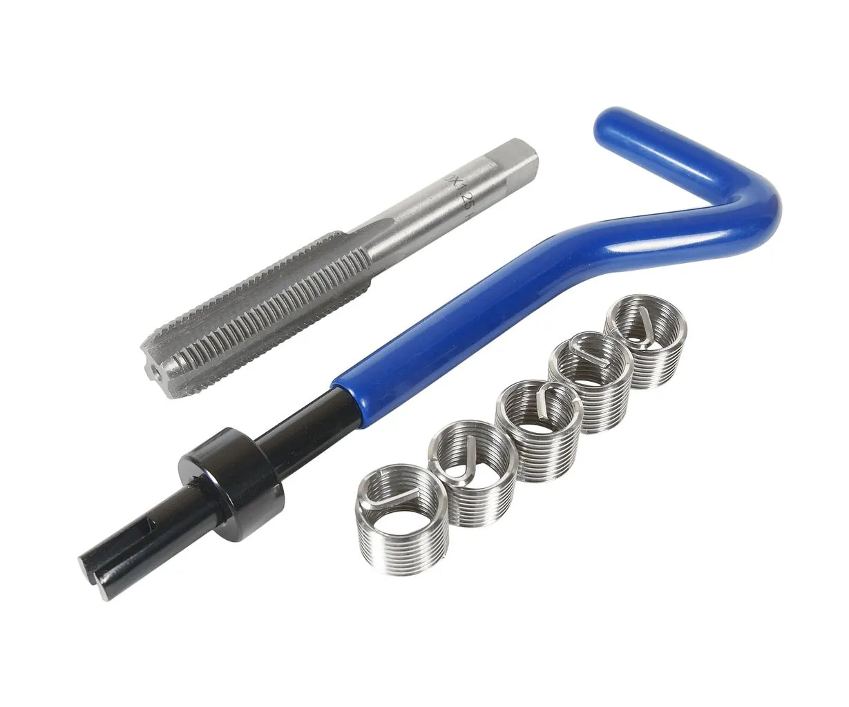 Набор инструментов и вставок для восстановления резьбы М10х1.25мм L=13.5мм 7 предметов JTC купить