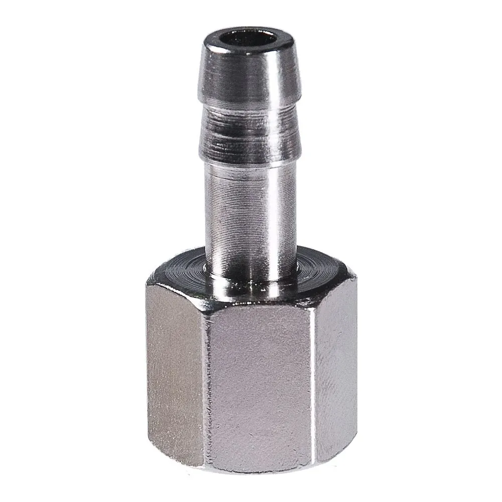 FUBAG Переходник 1/4 дюйма F на елочку 8мм с обжимным кольцом 8х13мм