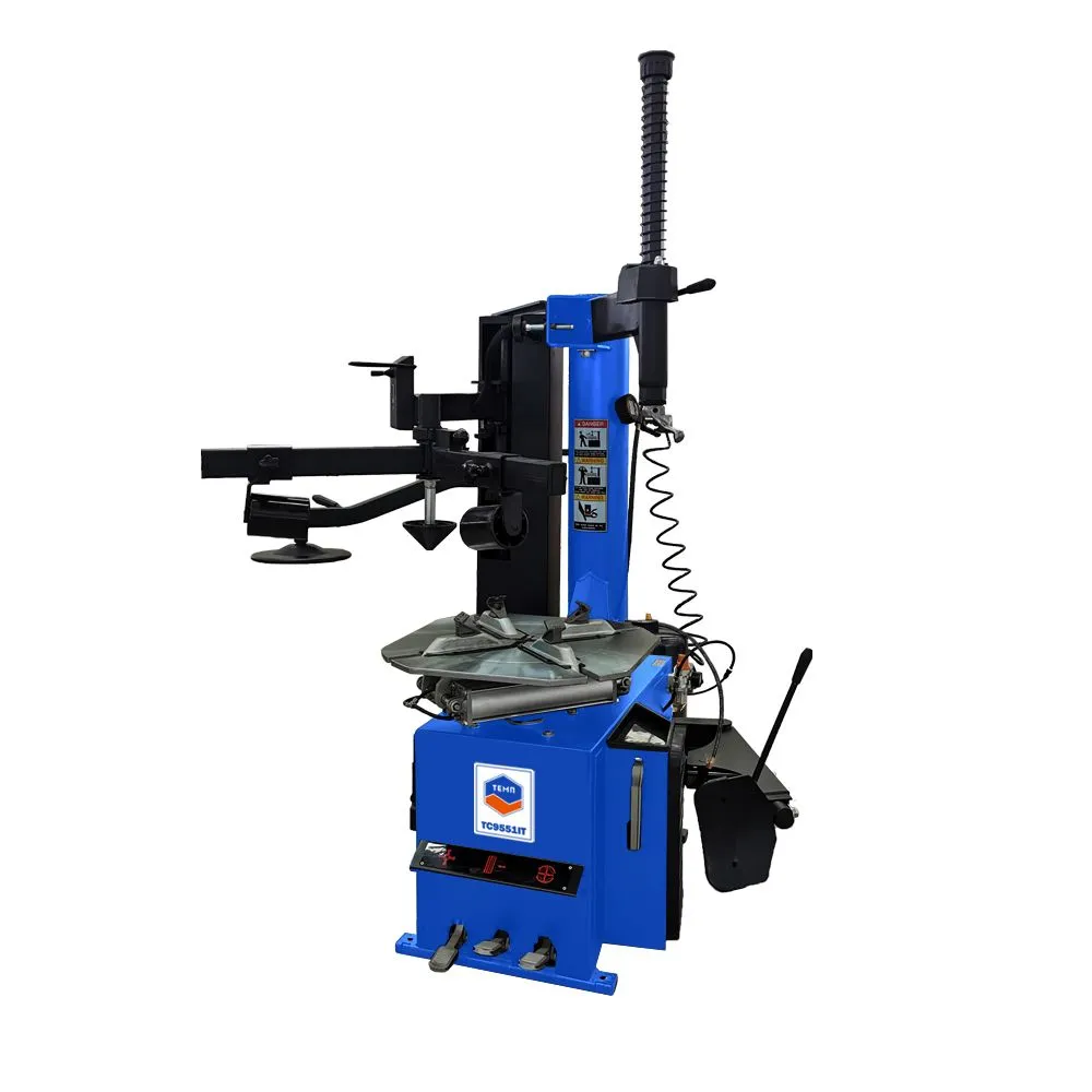 Стенд шиномонтажный полуавтомат с "третьей рукой" и взрывной накачкой TEMP TC9551IT 10-24 дюйма