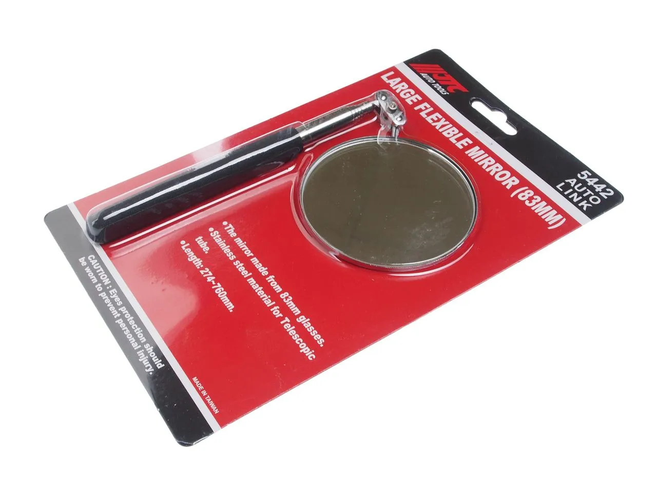 Зеркало досмотра телескопическое 83мм на держателе 274-760мм JTC купить