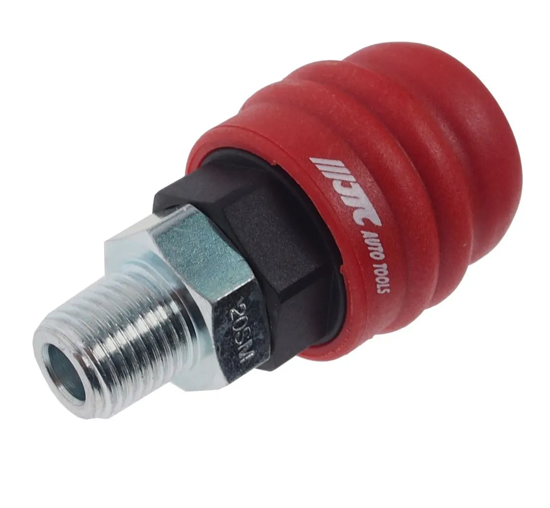 Переходник для компрессора M1/4" быстросъемный наружная резьба двухрежимный JTC купить