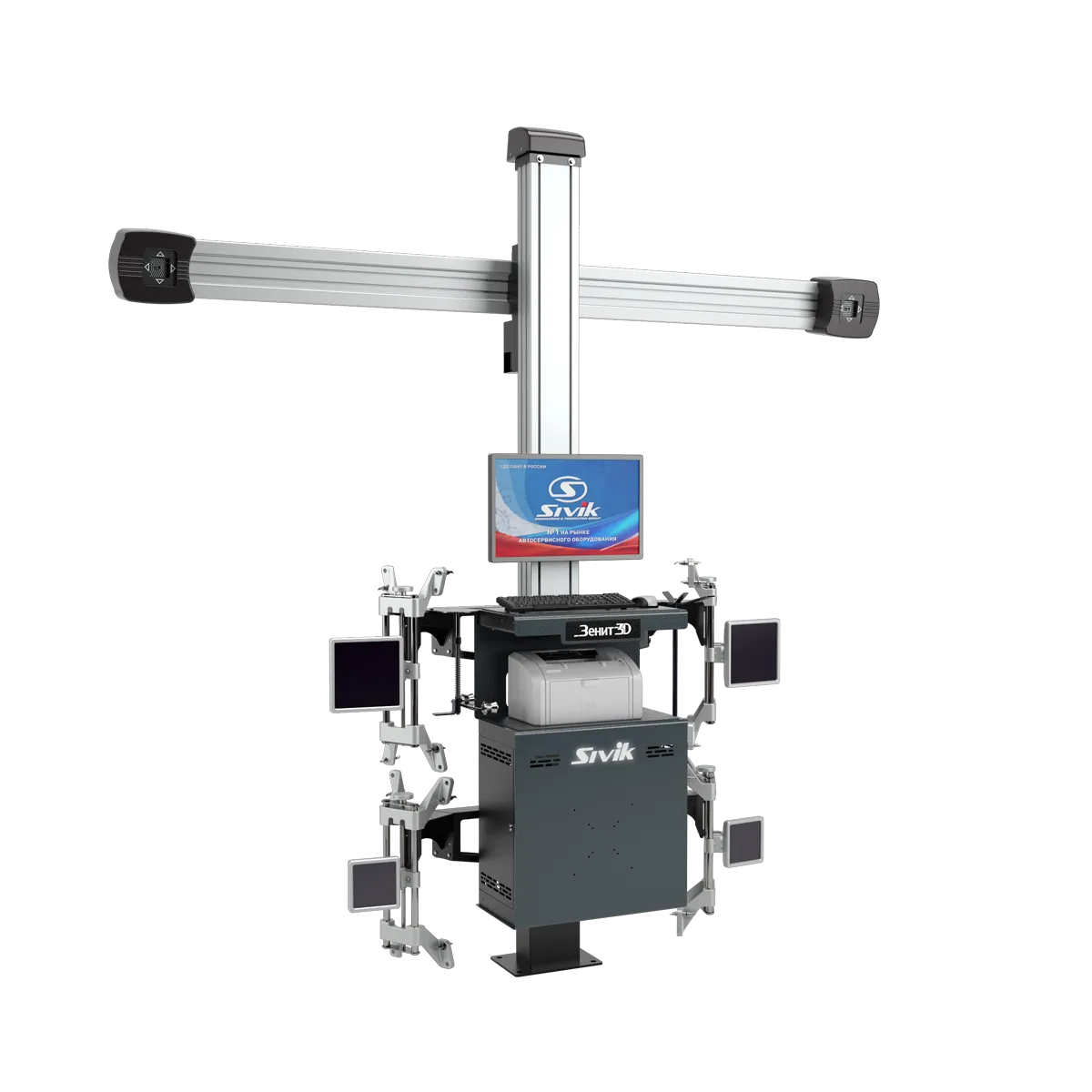 Стенд регулировки развала схождения Зенит-3D без кабинета