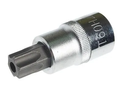 Бита-головка 1/2" TORX T60Hх55мм с отверстием JTC