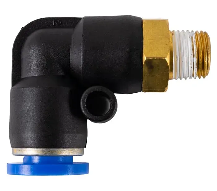 Фитинг угловой 90°, разъем 8-1/8 STD106\202 (пластик) 0306033 купить