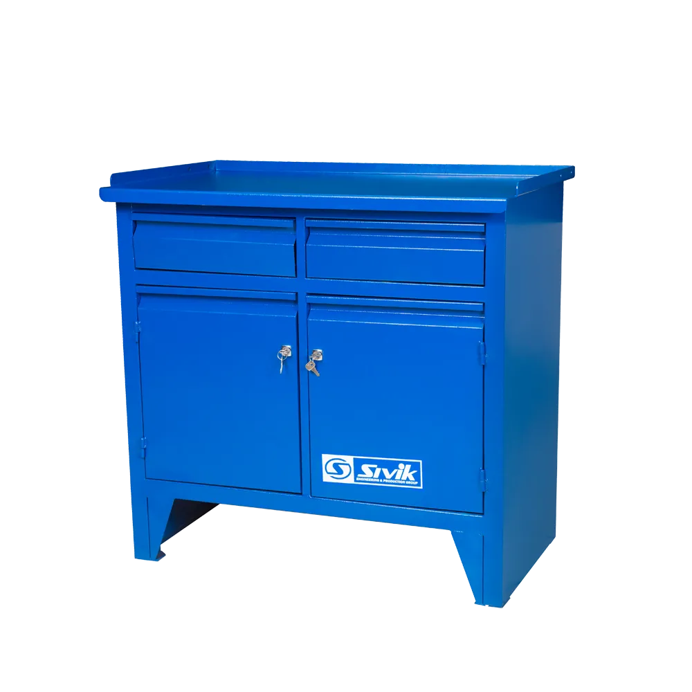 Верстак слесарный двухтумбовый КС-006 купить в COMPASS MARKET