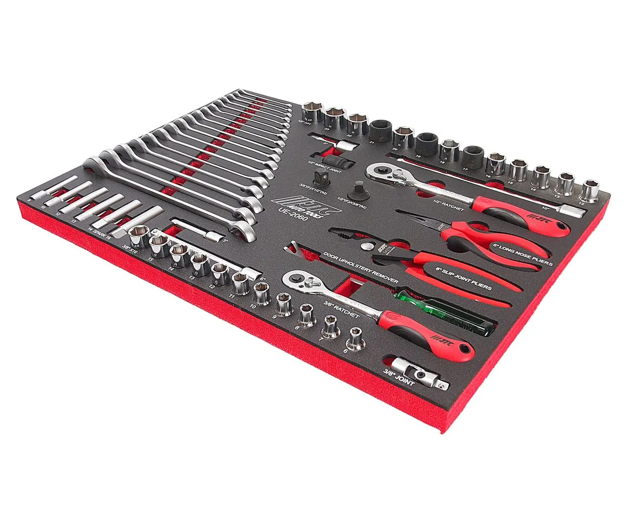 Набор инструментов 60 предметов слесарно-монтажный в ложементе JTC купить