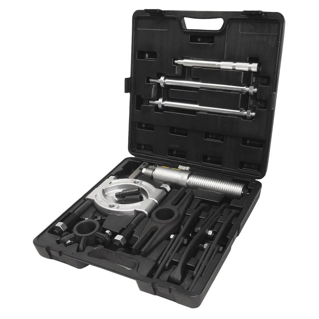 Съемник гидравлический 8т длина 229/270, ширина 100/95, поршень 85мм масса 18 кг в кейсе JTC купить