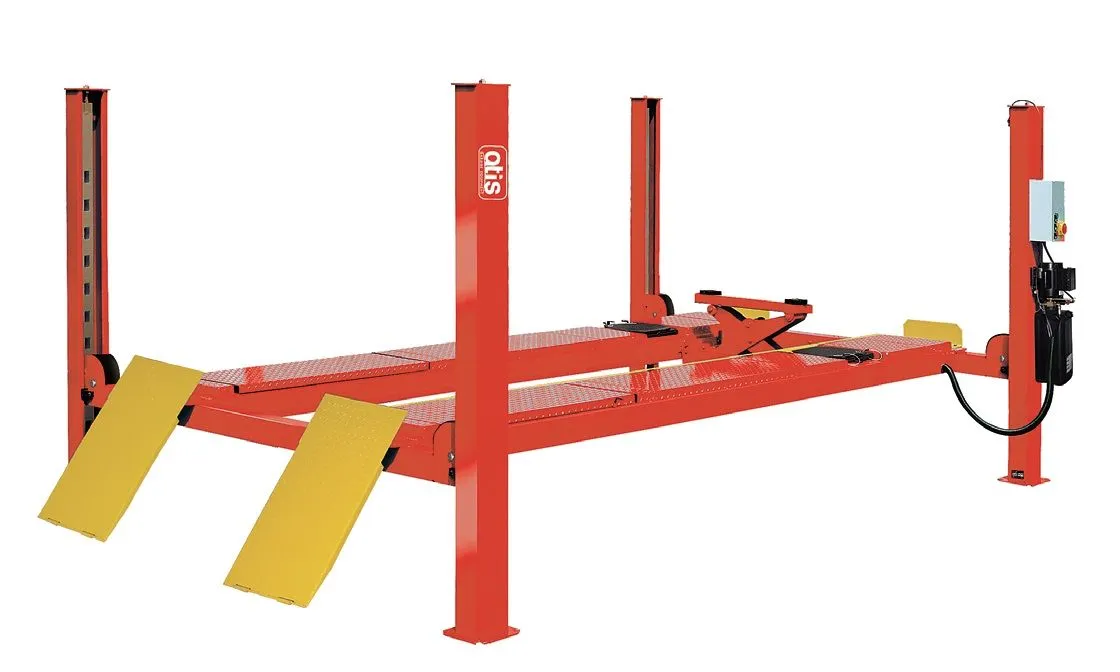 Электрогидравлический подъемник A445A (PEAK 410A) Подъемник четырехстоечный, 4.5 т. под 3D сход-развал