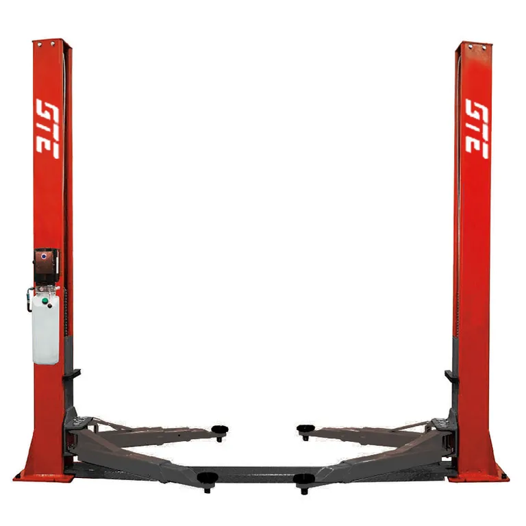 Подъемник электрогидравлический 4т 110-1900мм 2-х стоечный 380В ниж.синхрон. (руч. спуск) GTE купить