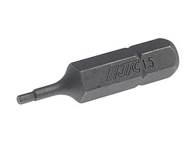Бита HEX H1.5х30мм 1/4" DR 6-ти гранная JTC